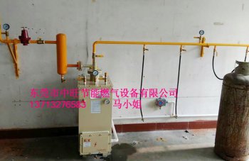 锅炉厂配套液化气气化器安装效果图